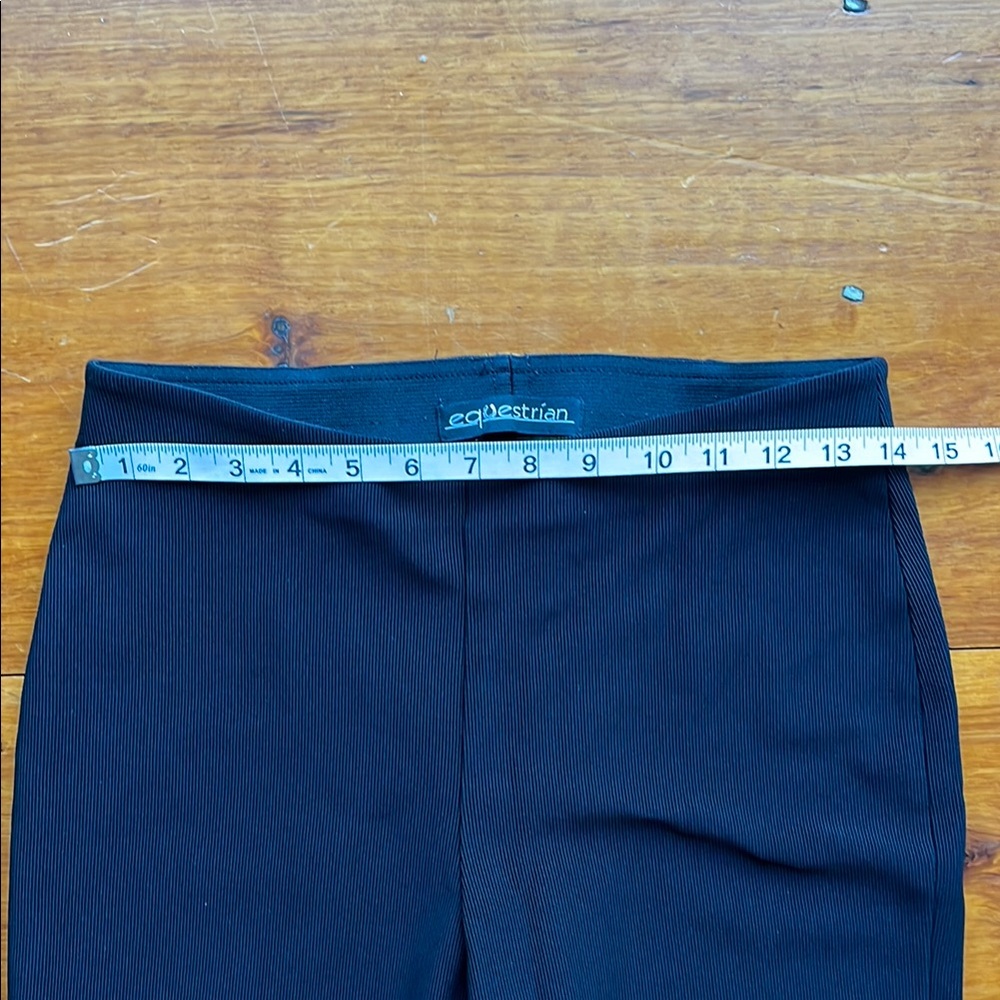 Equestrian Design Ribbed Pants - Picture 3 of 7